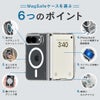 holdit iPhone Duo ケース クリア MagSafe対応 カメラ保護 クリアケース マグセーフ スマホケース 耐傷処理 耐衝撃 衝撃吸収 透明 ワイヤレス充電 おしゃれ シンプル アイフォンケース iPhoneDuo アイフォンデュオ iPhoneDuoケース